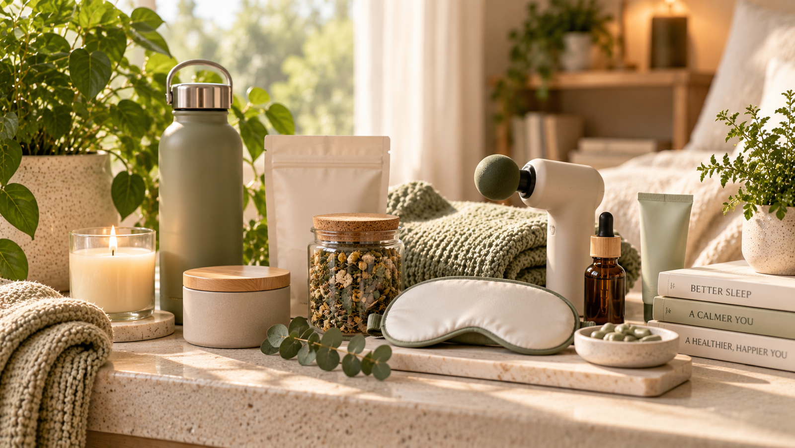 Curated collection of sleep, recovery and wellness essentials